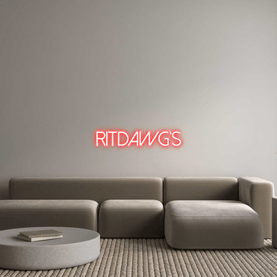 Custom Name Neon Sign Ritdawg’s