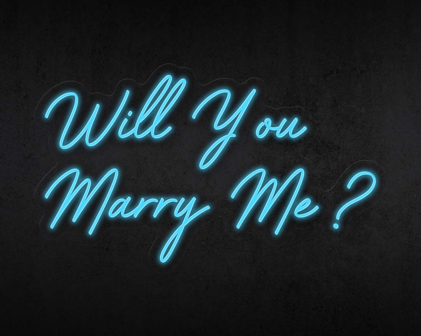 Will you marry me Neon Sign