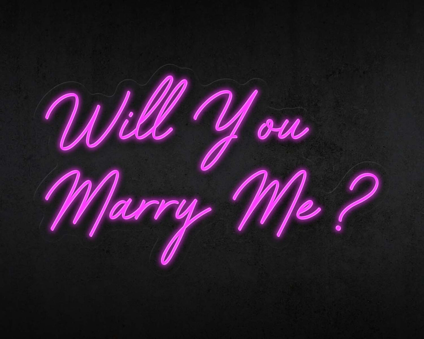 Will you marry me Neon Sign