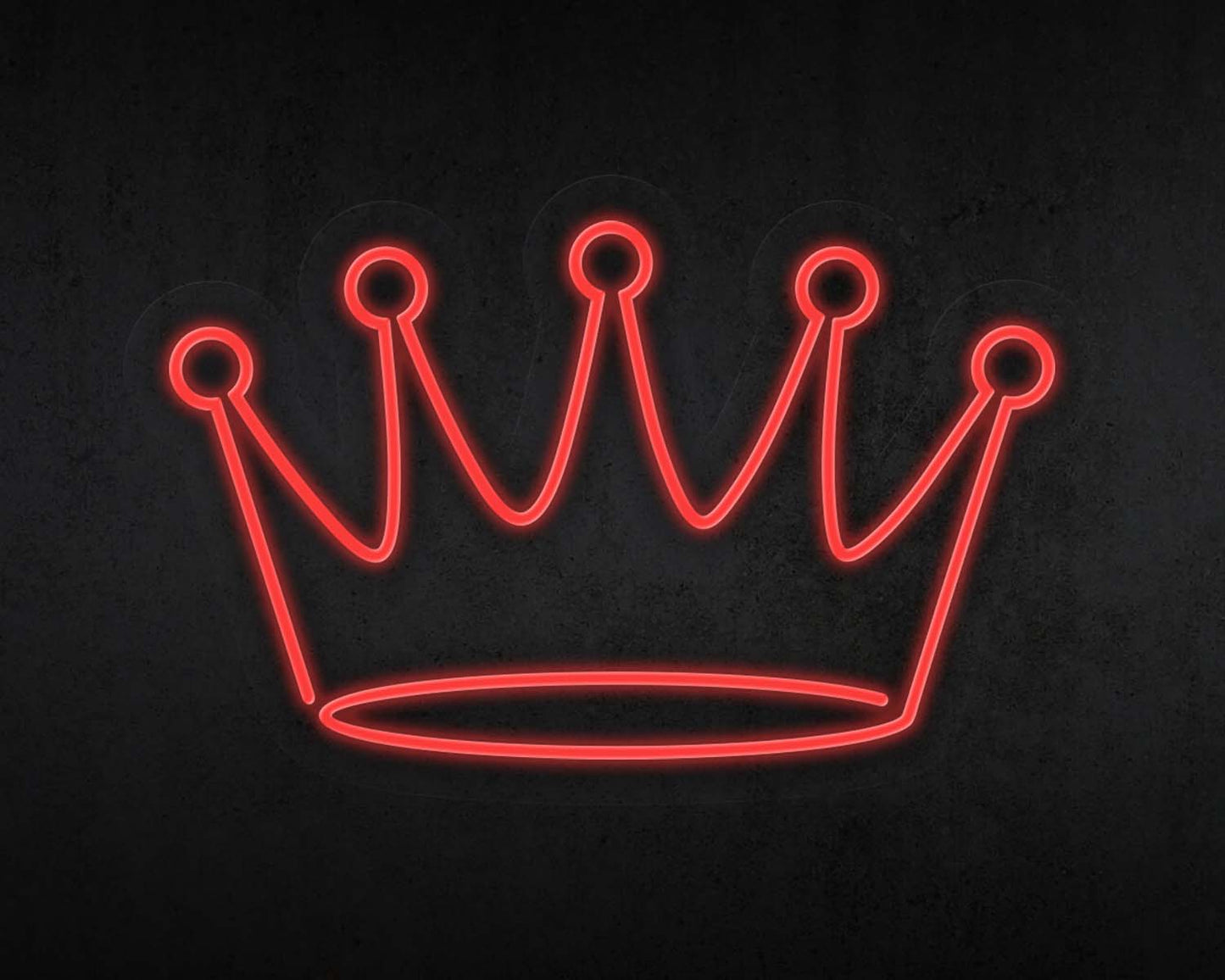 Crowned King Neon Sign