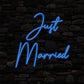 Just Married Neon Sign