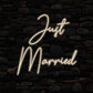 Just Married Neon Sign