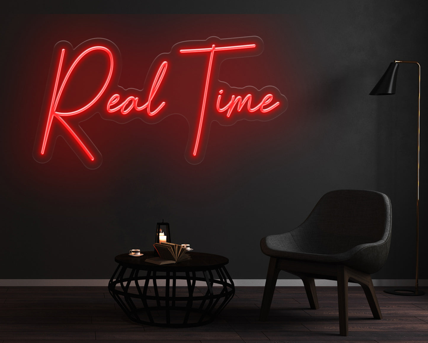 Real Time Neon Sign