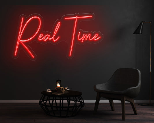 Real Time Neon Sign