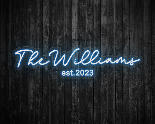 The Williams Neon Sign