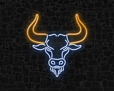Bull Head Neon Sign