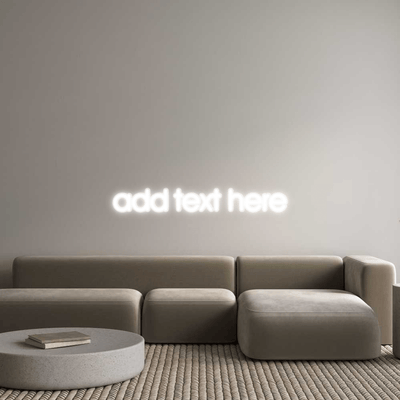Custom Name Neon Sign add text here