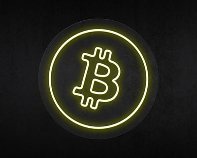 BitCoin Neon Sign