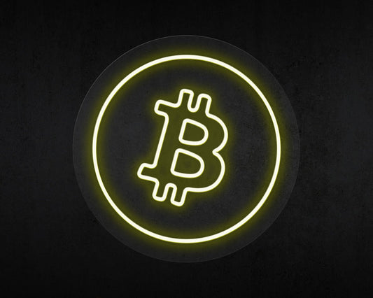 BitCoin Neon Sign