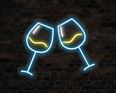 Glass  Neon Sign