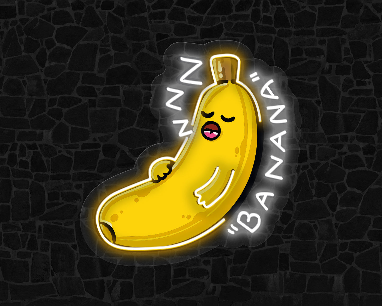 Banana Sleep Neon Sign