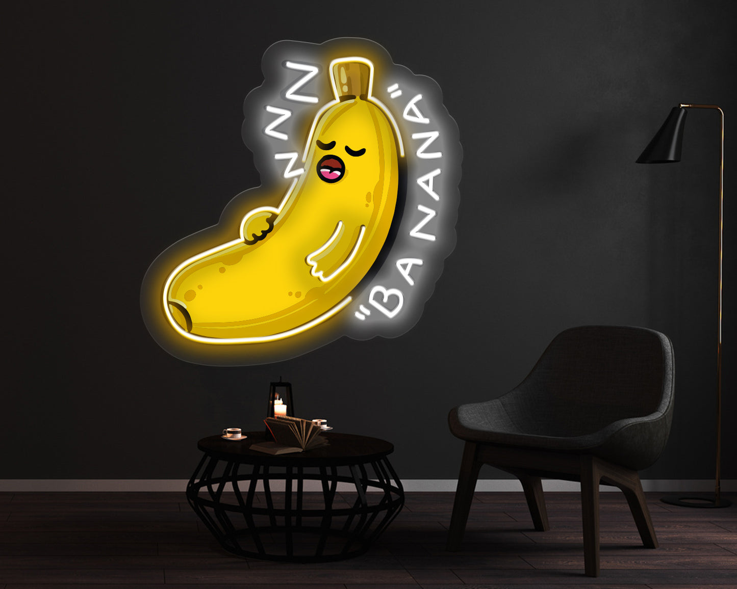 Banana Sleep Neon Sign