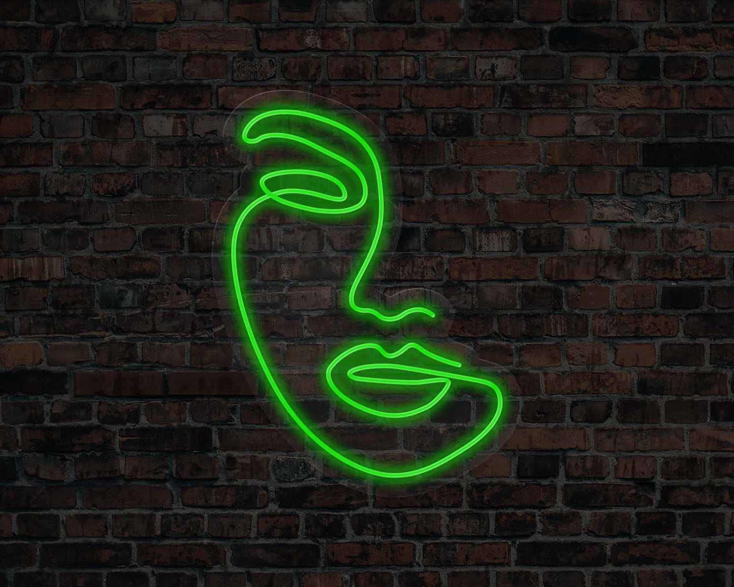 Face Neon Sign