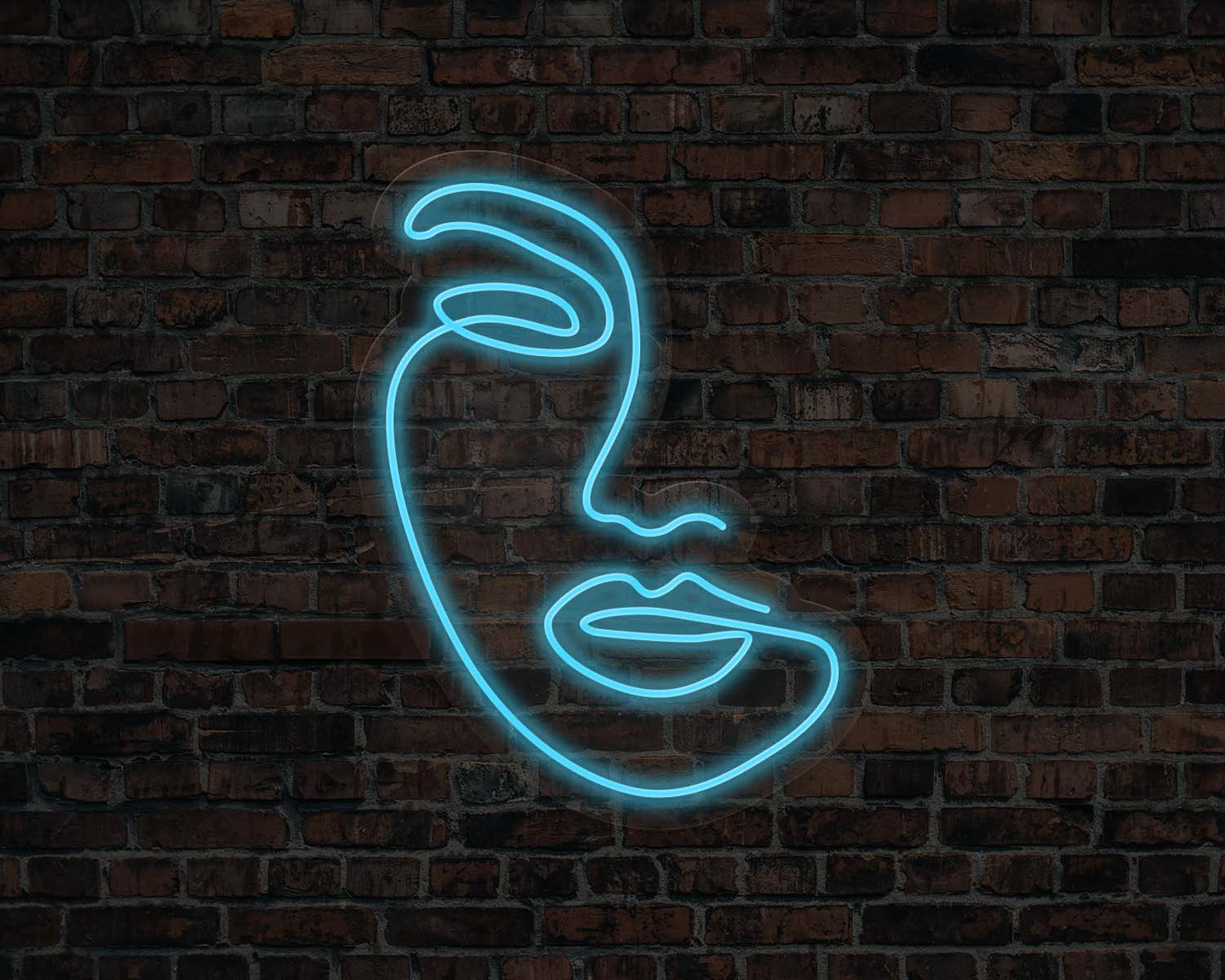 Face Neon Sign