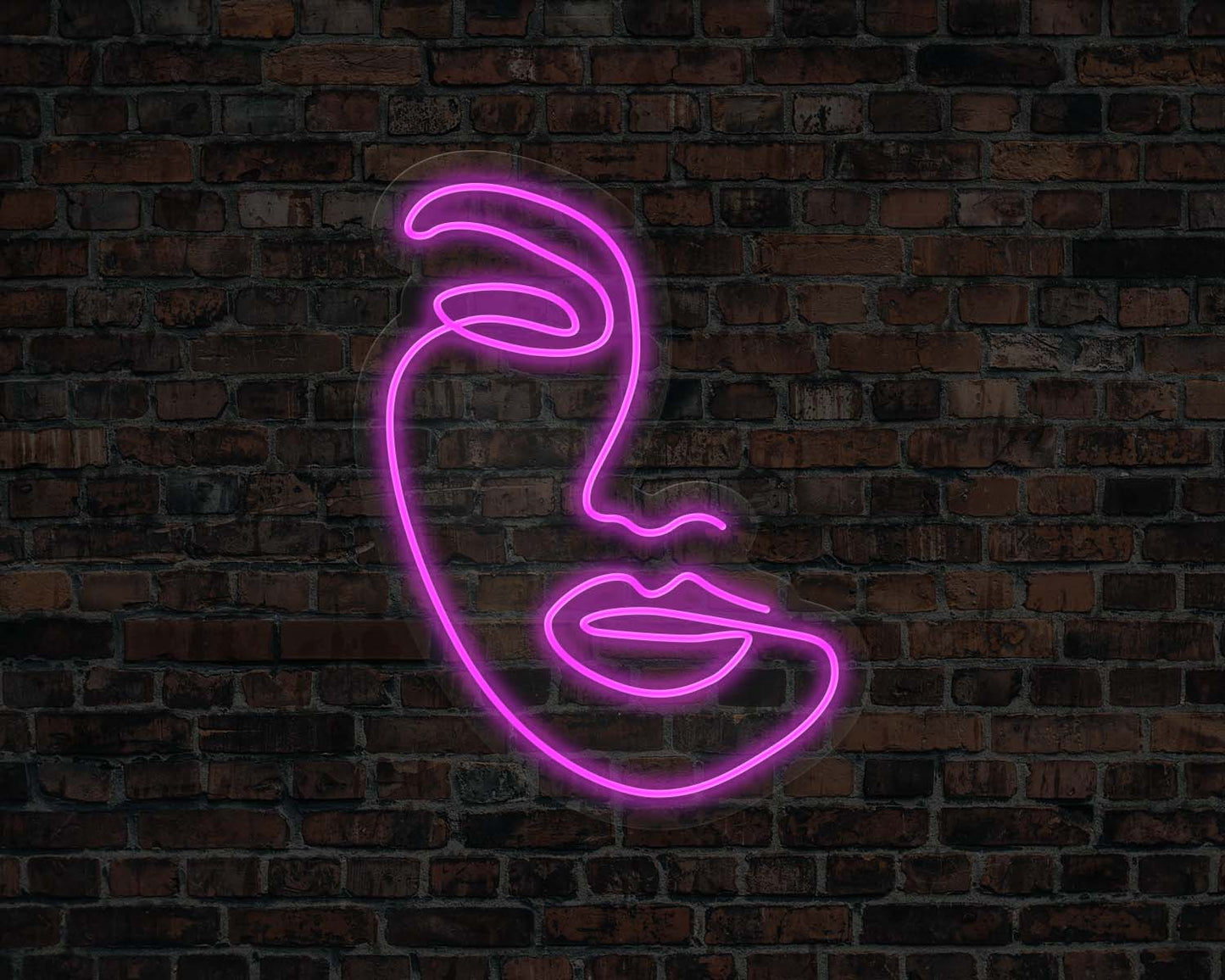 Face Neon Sign