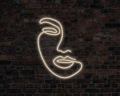 Face Neon Sign