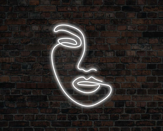 Face Neon Sign