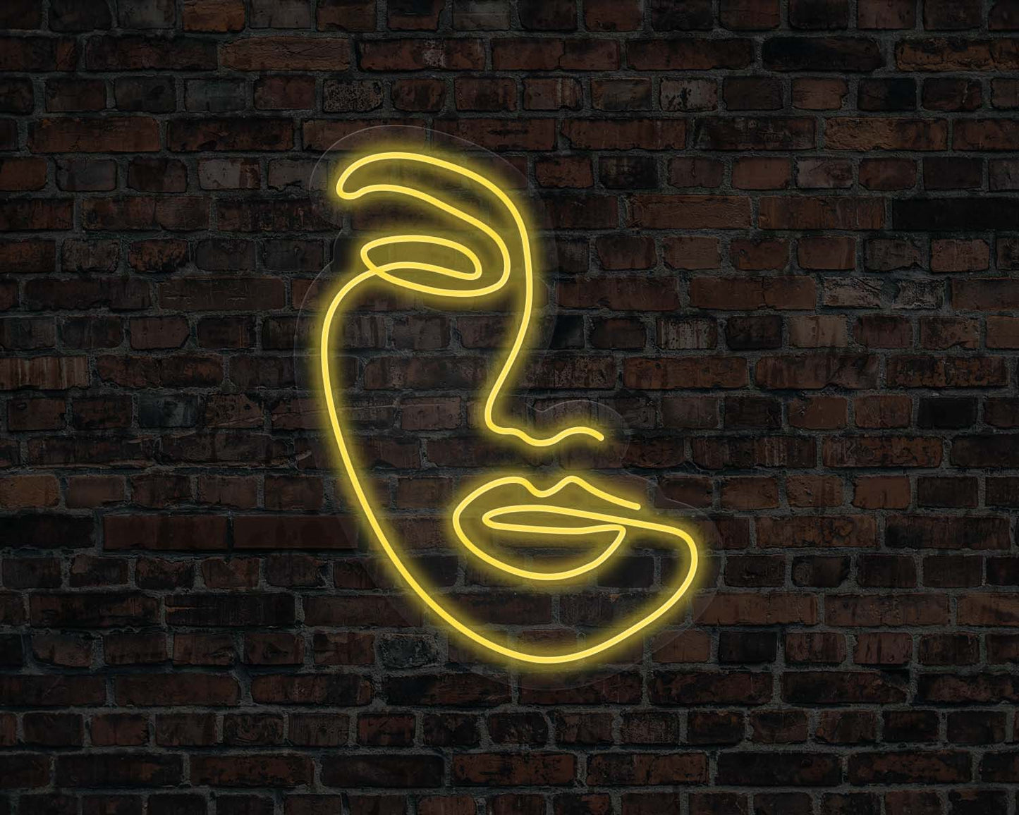 Face Neon Sign