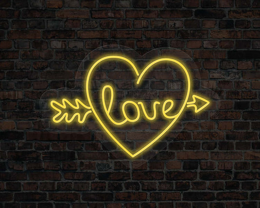 Love Heart Neon Sign