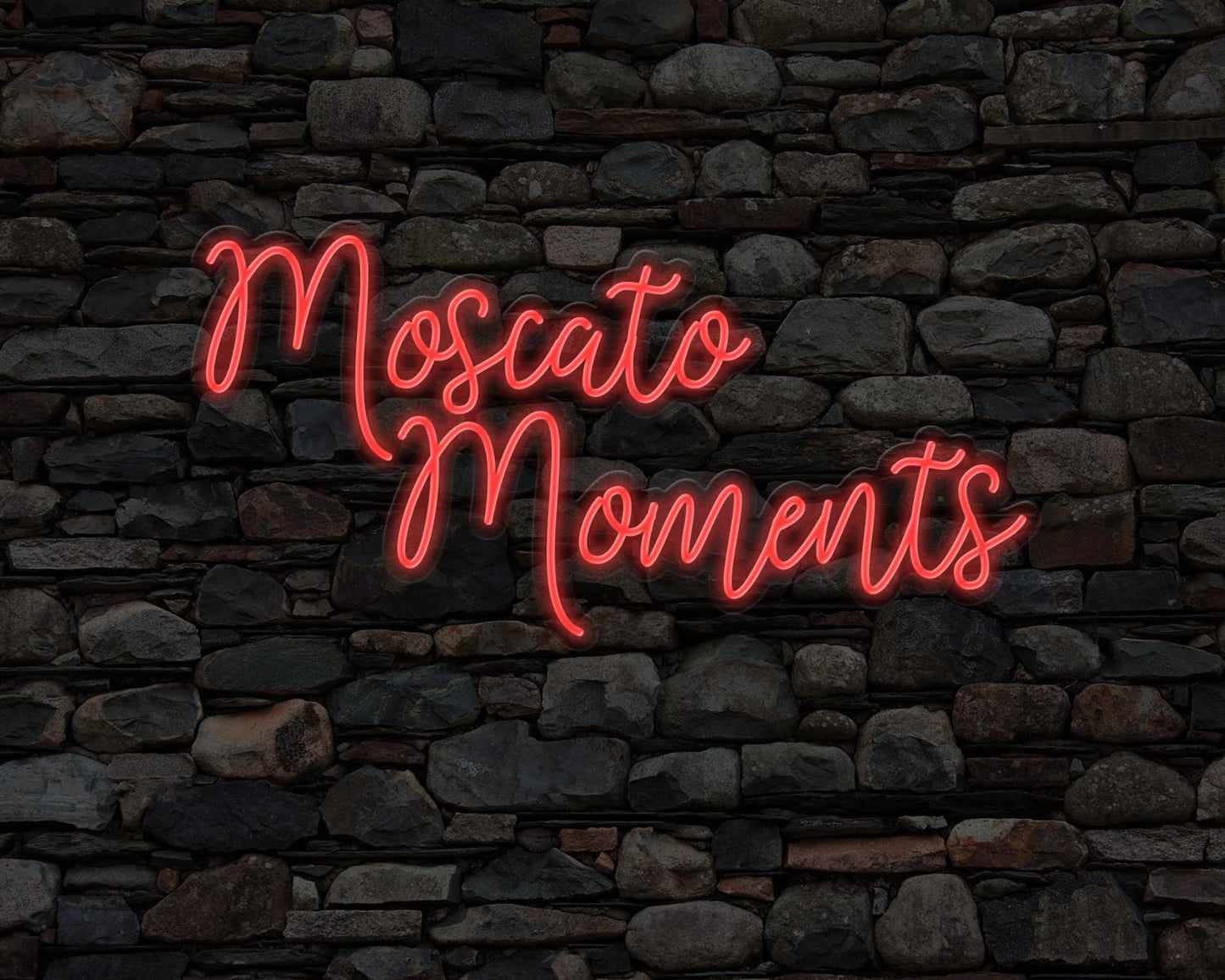 Moscato Moments Neon Sign