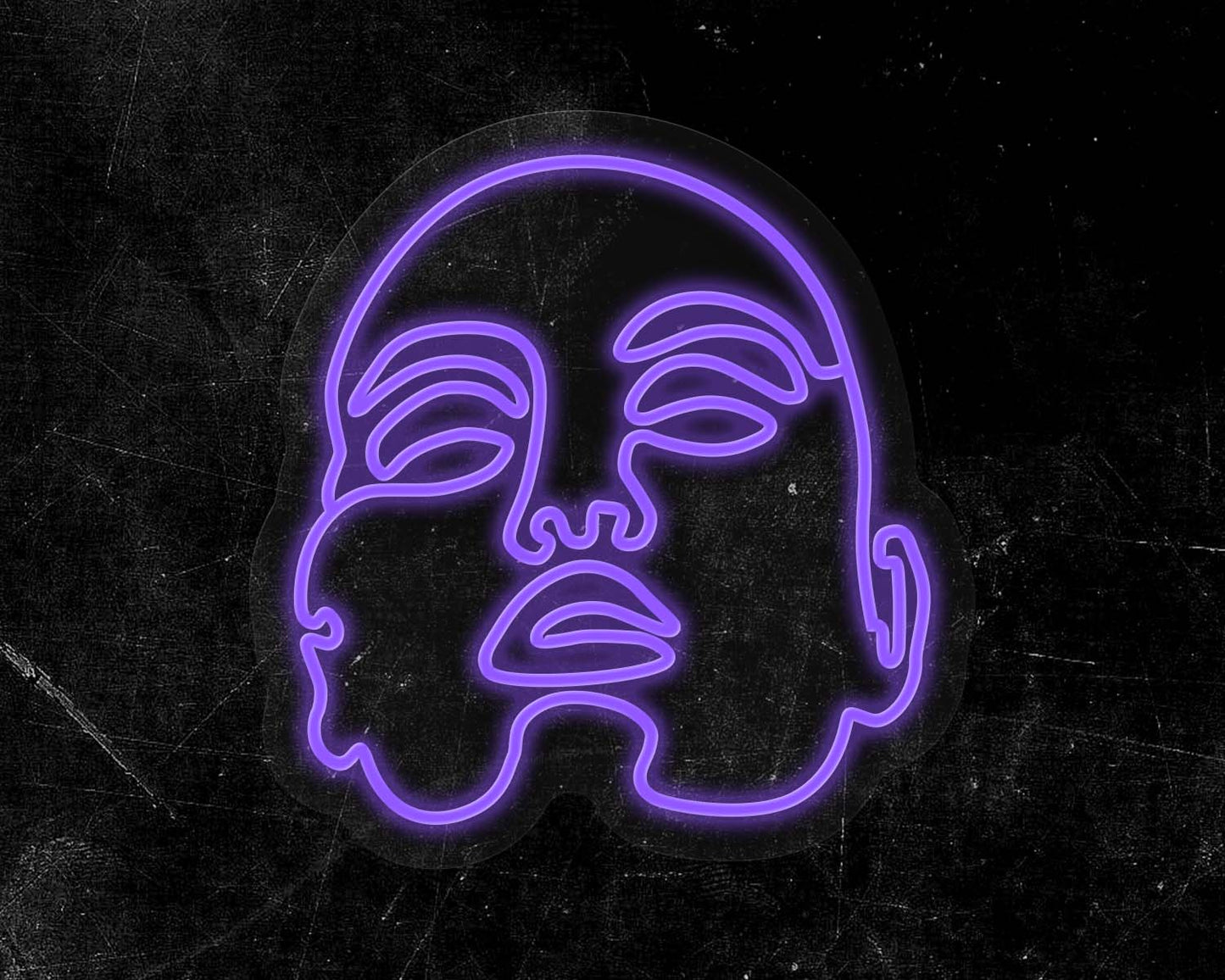 Face Neon Sign