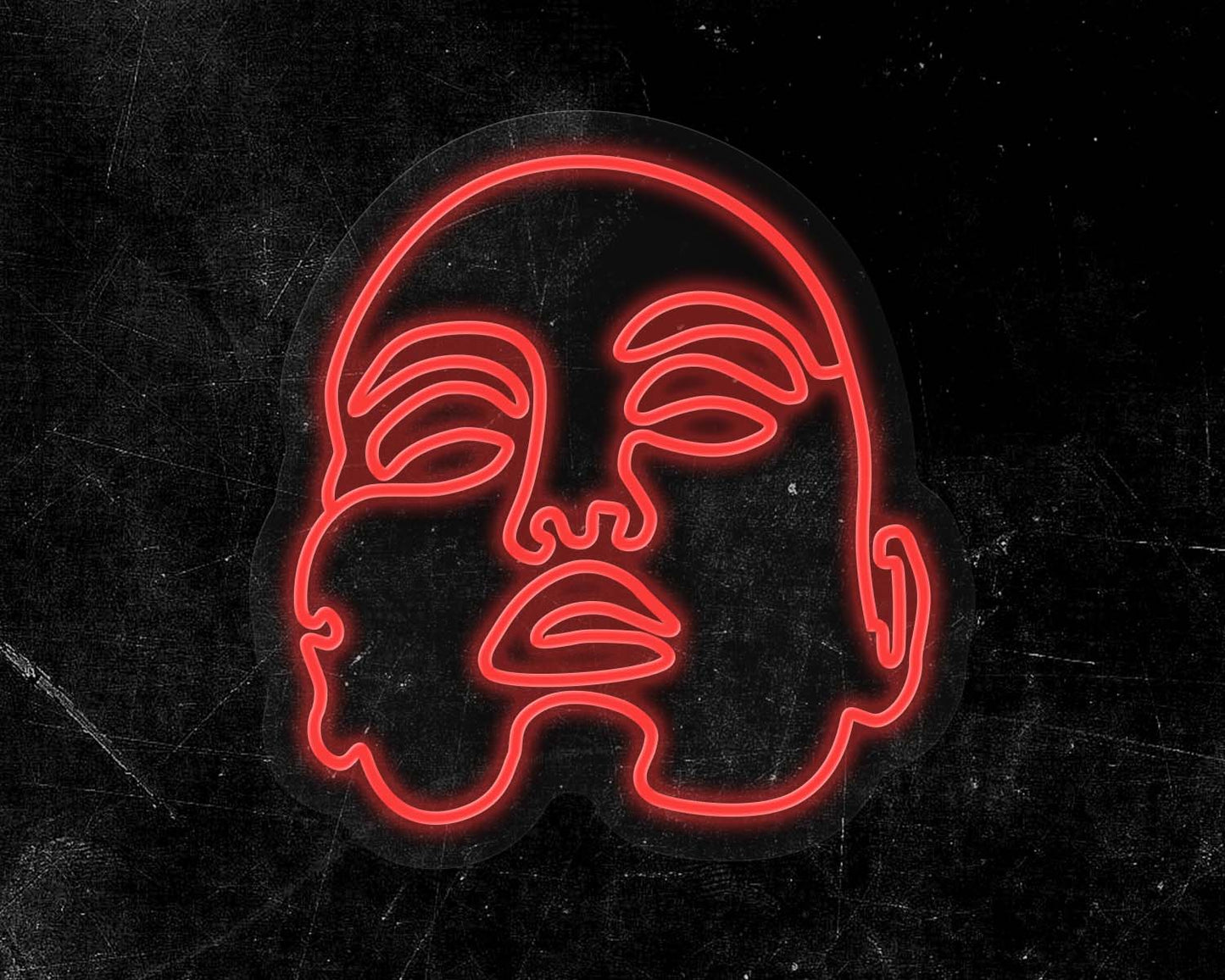 Face Neon Sign