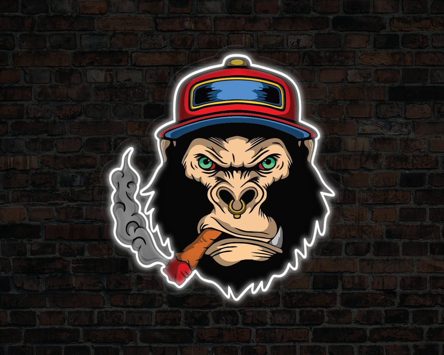 Naughty Monkey Neon Sign