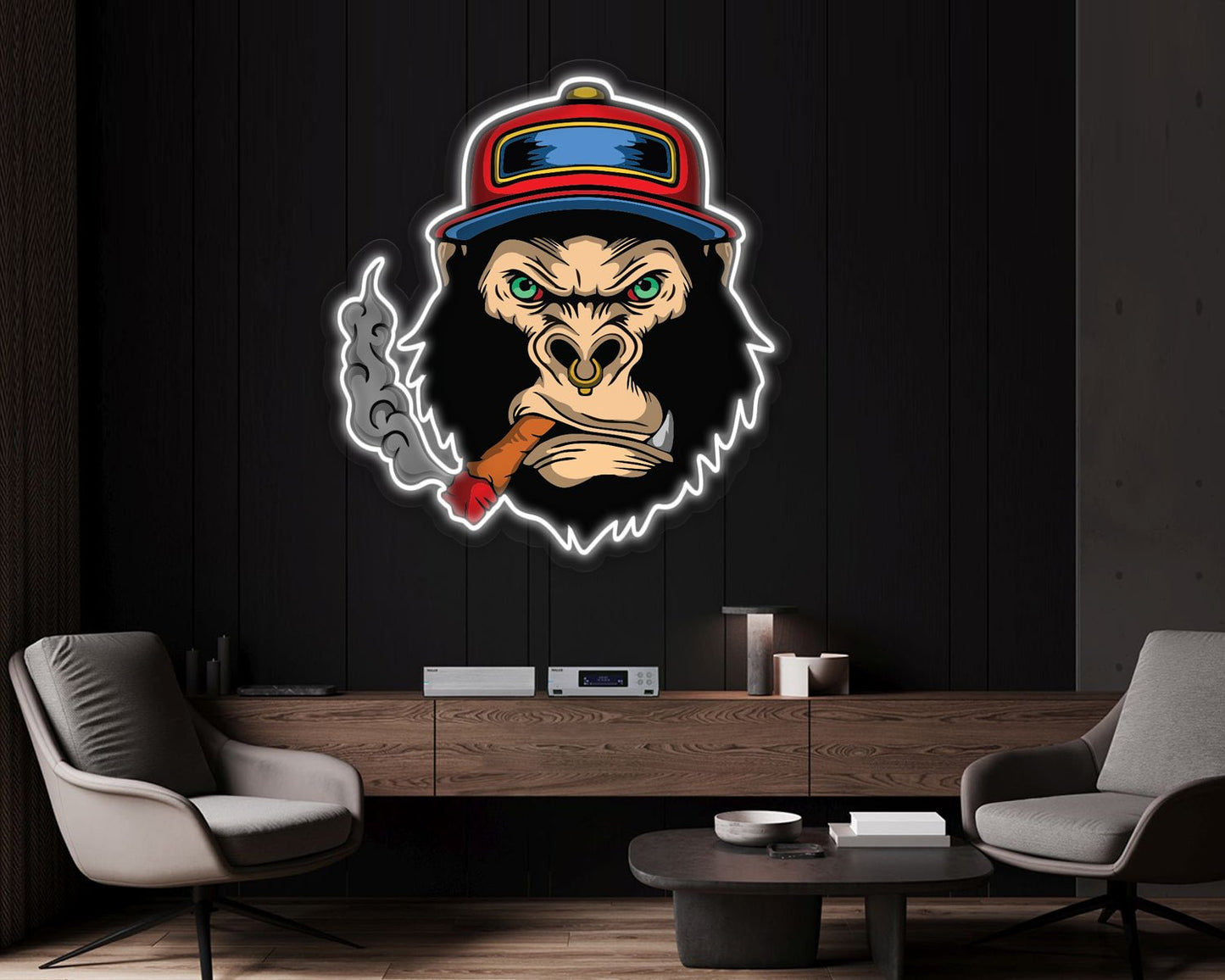 Naughty Monkey Neon Sign