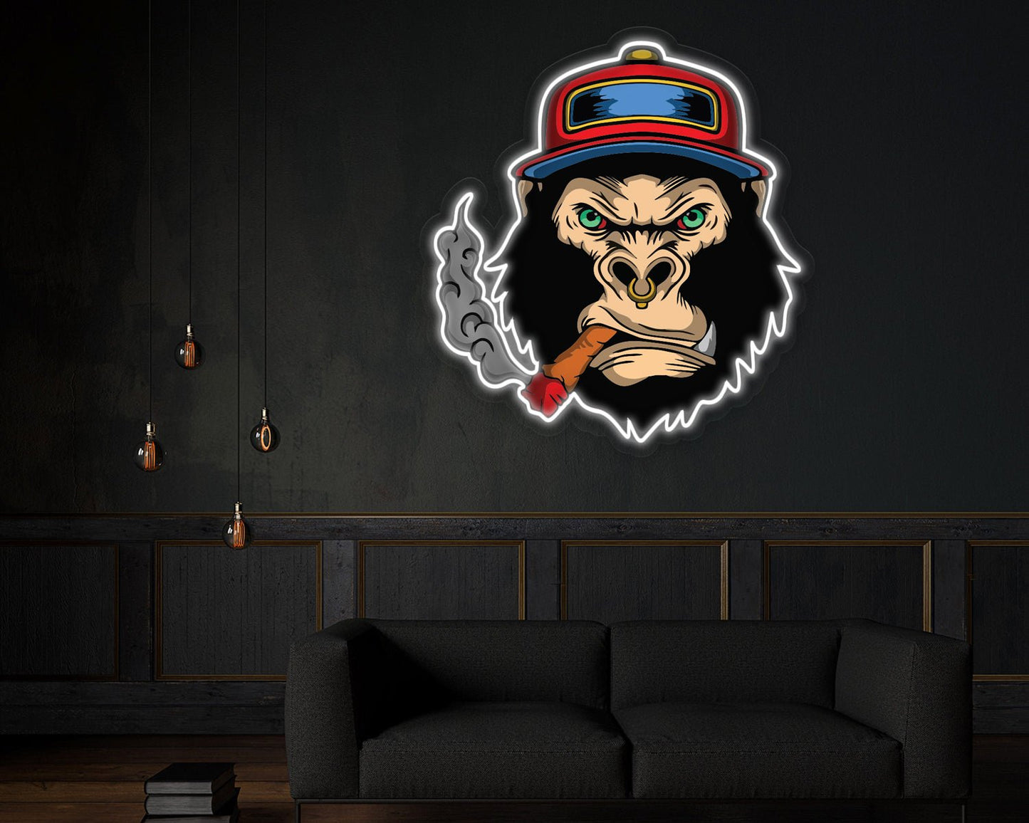 Naughty Monkey Neon Sign