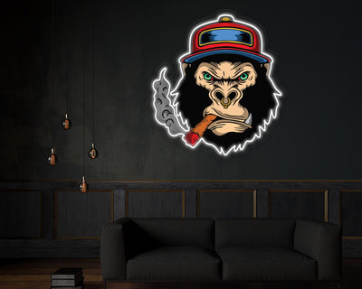 Naughty Monkey Neon Sign