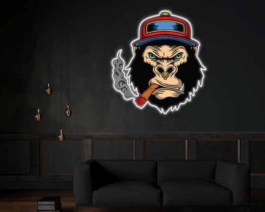 Naughty Monkey Neon Sign