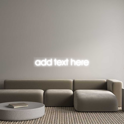 Custom Name Neon Sign add text here
