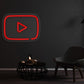 YouTube Neon Sign