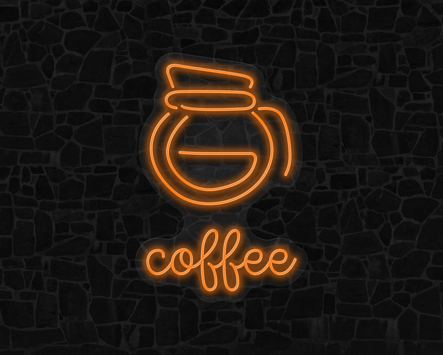 Coffee Pot Neon Sign