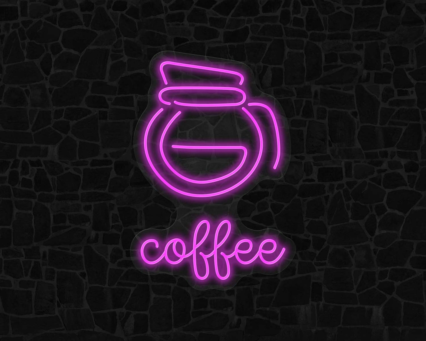 Coffee Pot Neon Sign