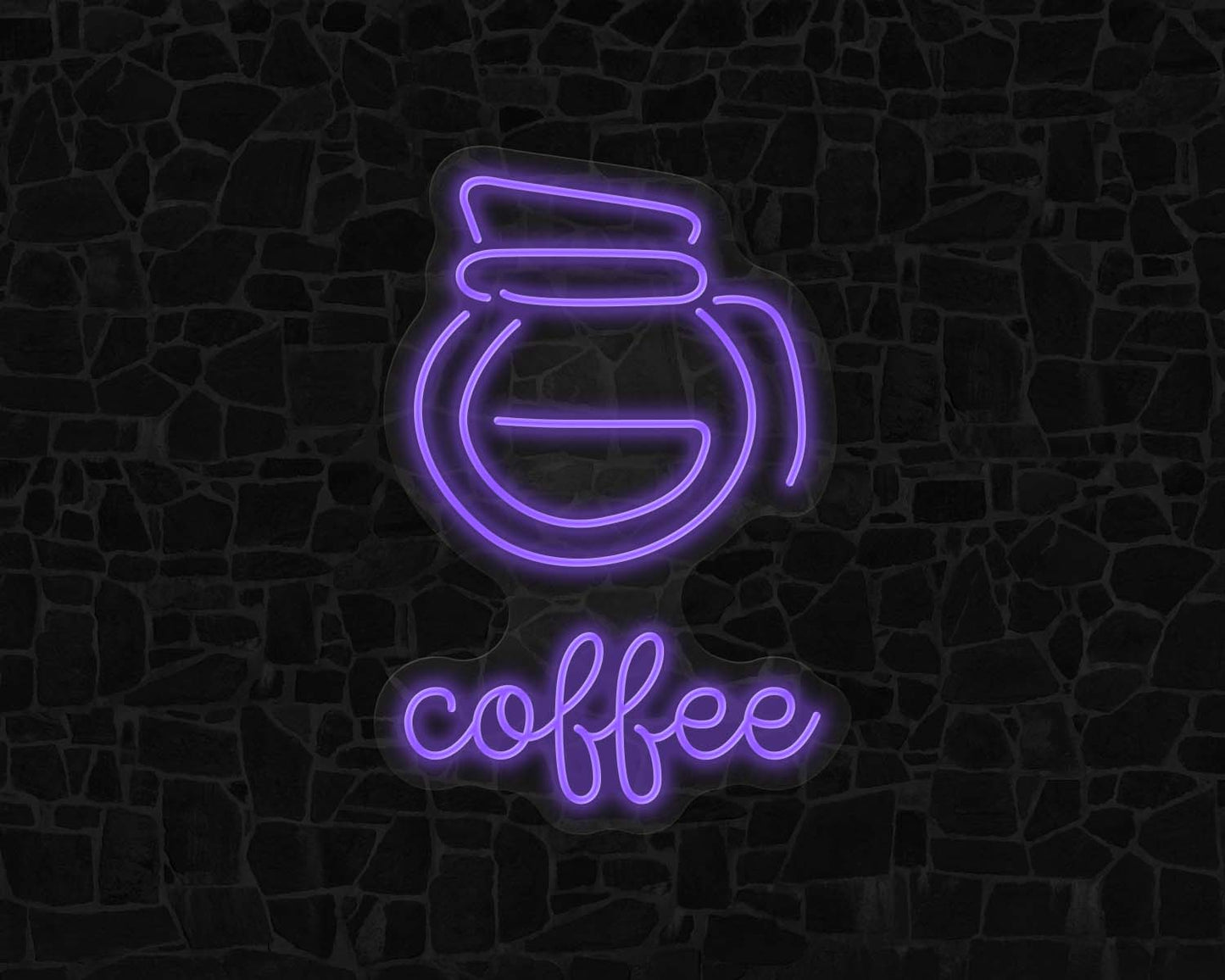 Coffee Pot Neon Sign
