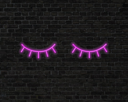 Lashes Beauty Neon Sign