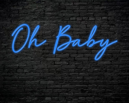 Oh Baby Neon Sign