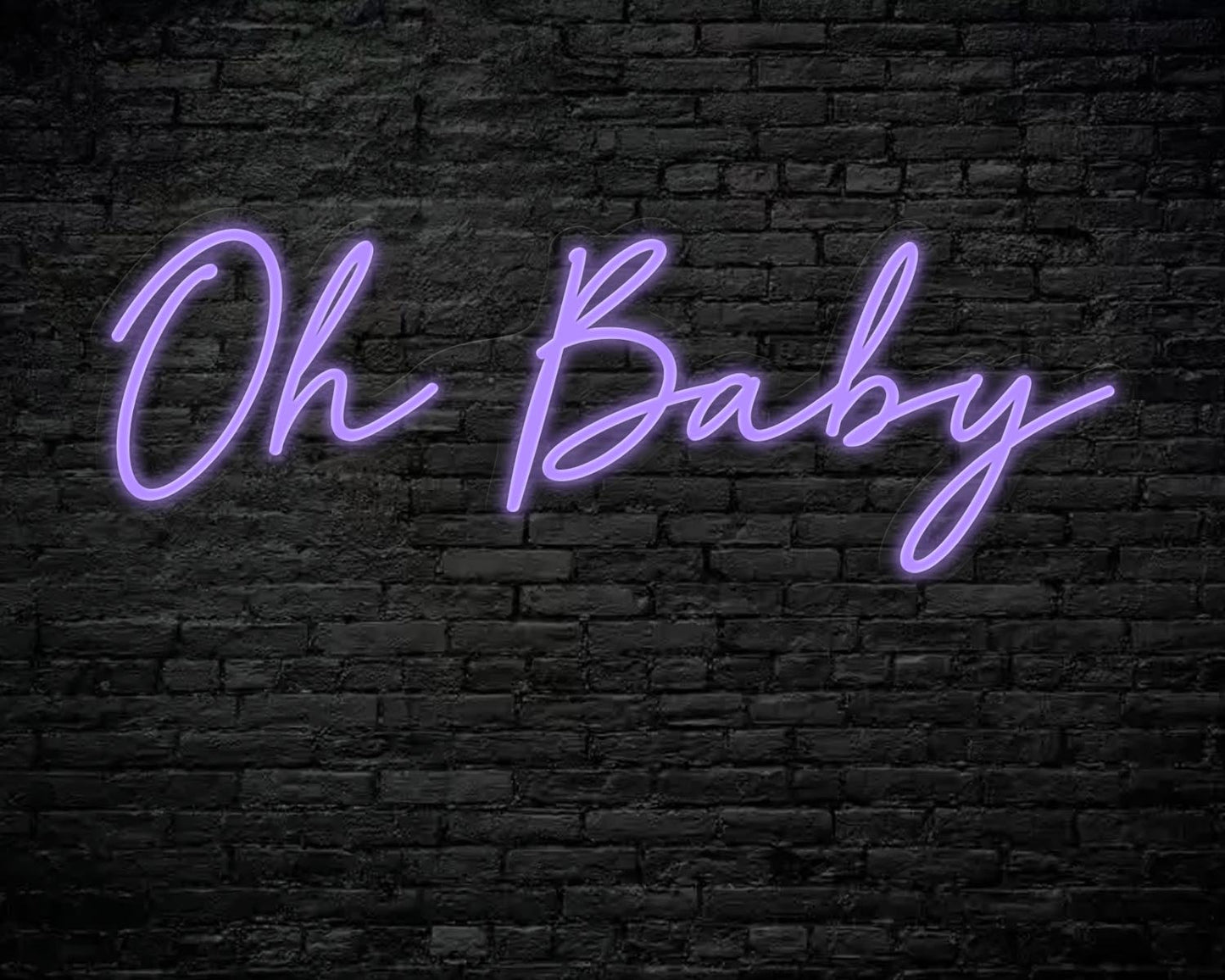 Oh Baby Neon Sign