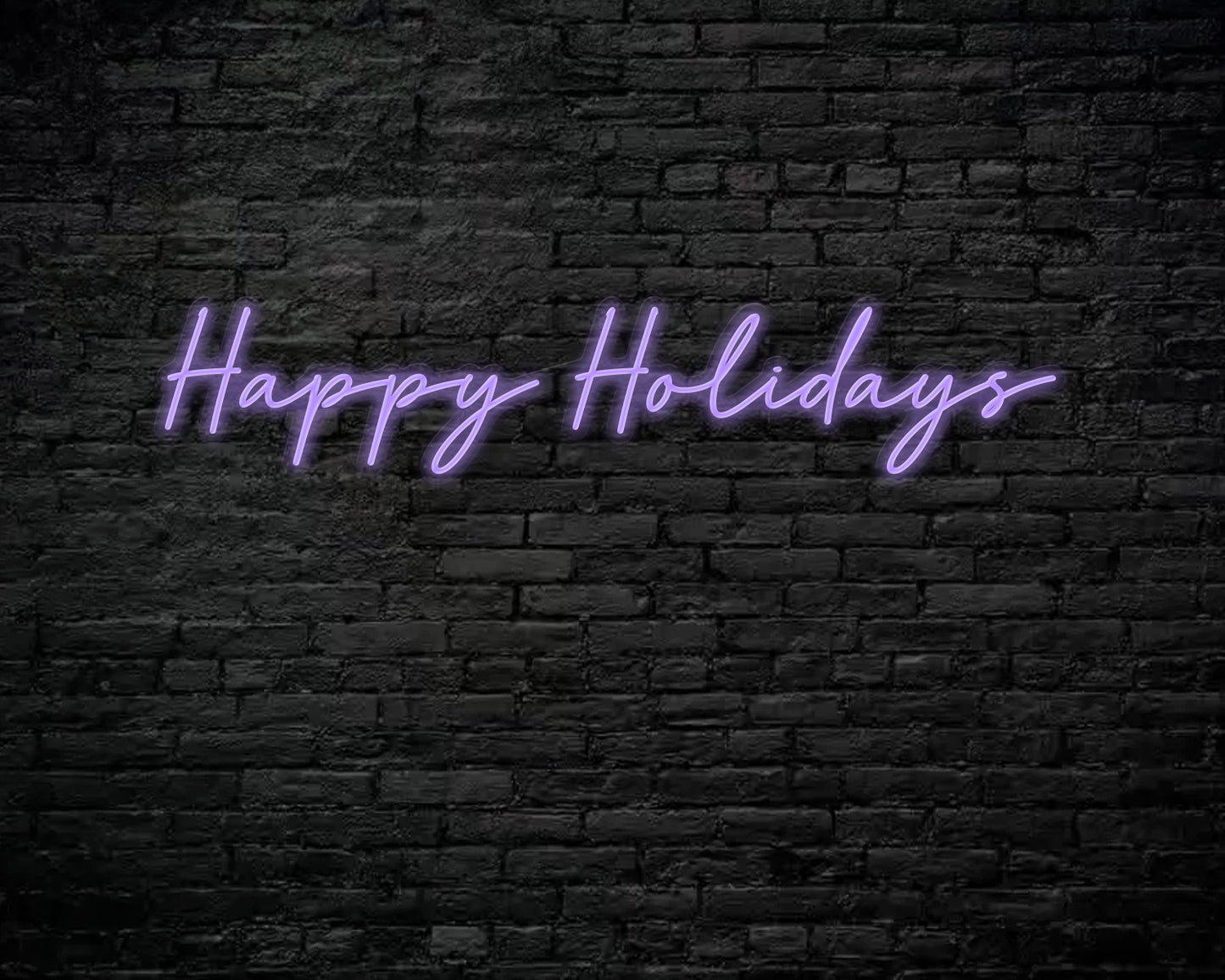 Happy Holidays Neon Sign