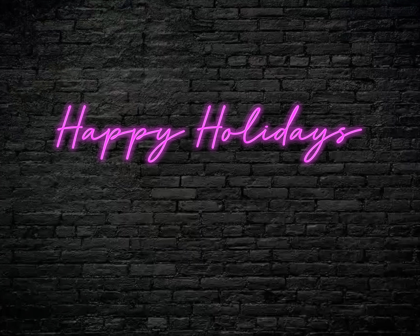 Happy Holidays Neon Sign