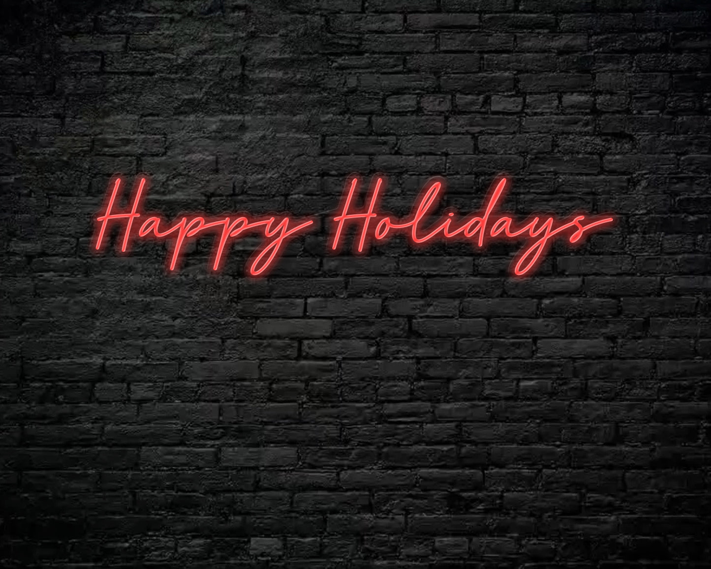 Happy Holidays Neon Sign