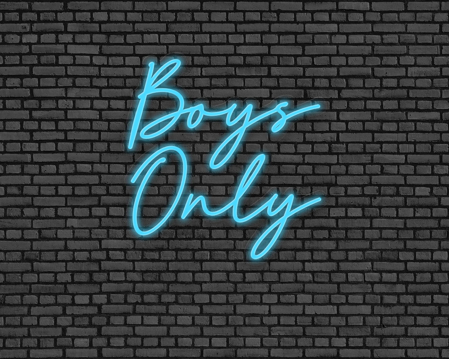 Boys Only Neon Sign