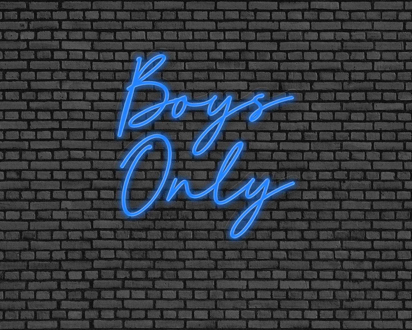 Boys Only Neon Sign