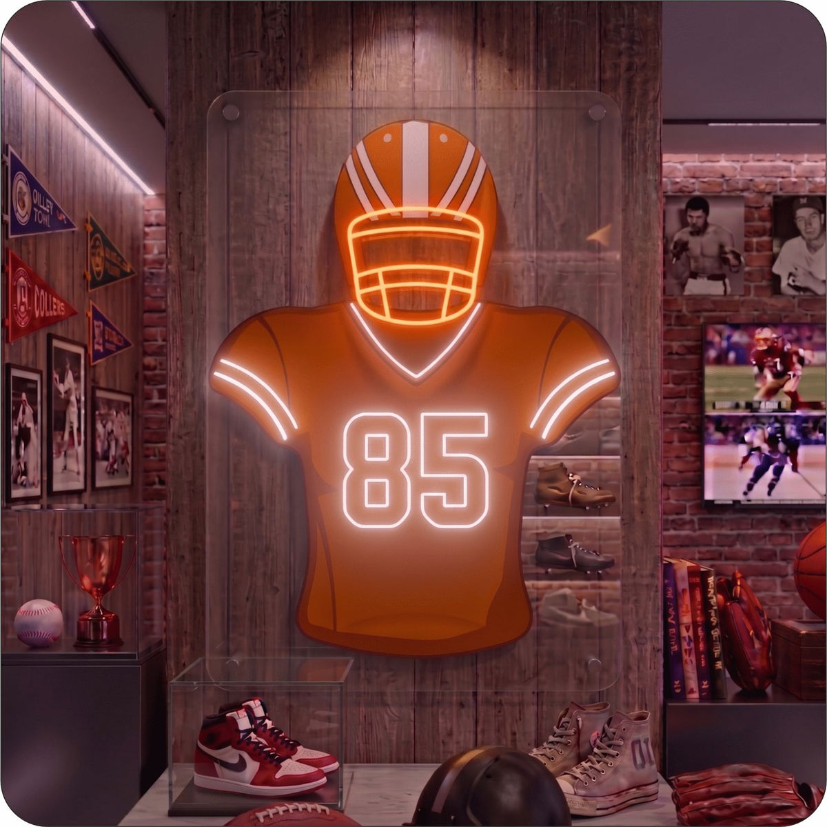 ARI Jersey Football Neon Artwork Sign