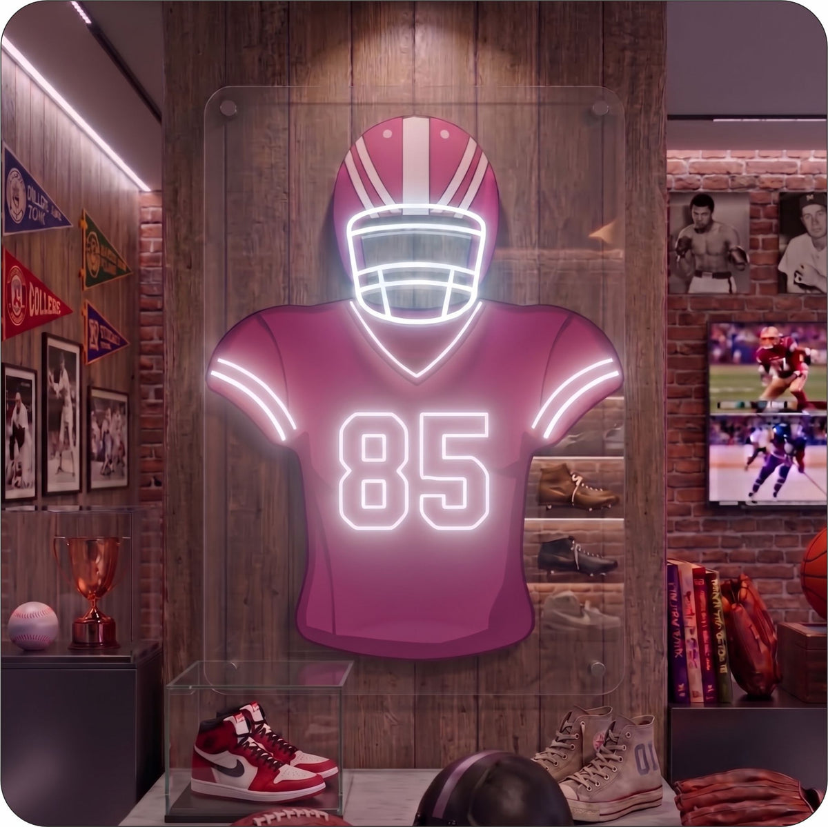 SF Jersey Football Neon Artwork Sign