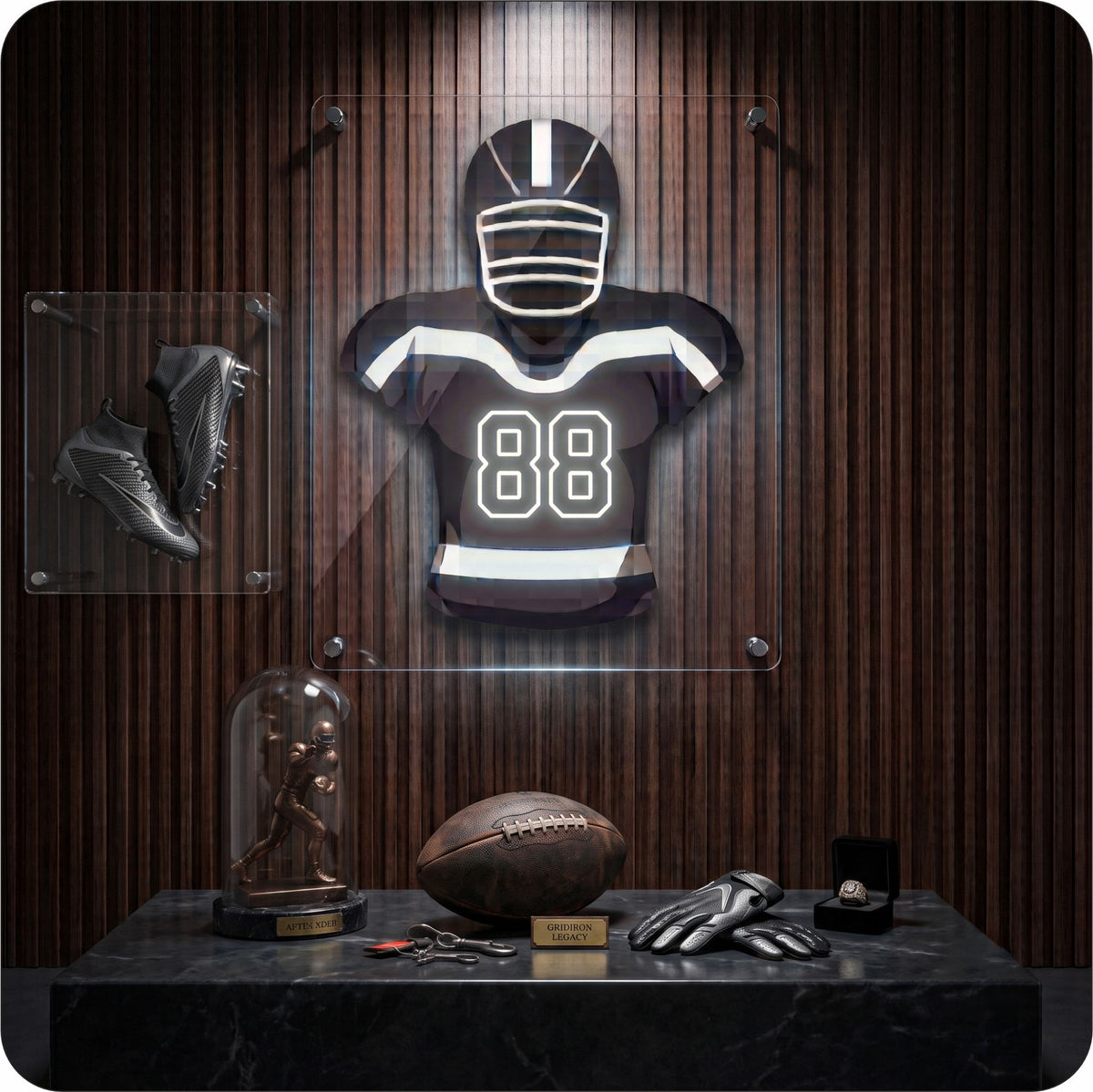 DAL Jersey Football Neon Artwork Sign