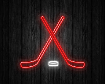 Hockey Neon Sign