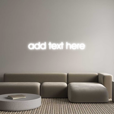 Custom Name Neon Sign add text here