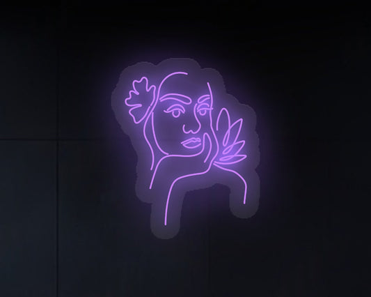 A Pretty Face Neon Sign